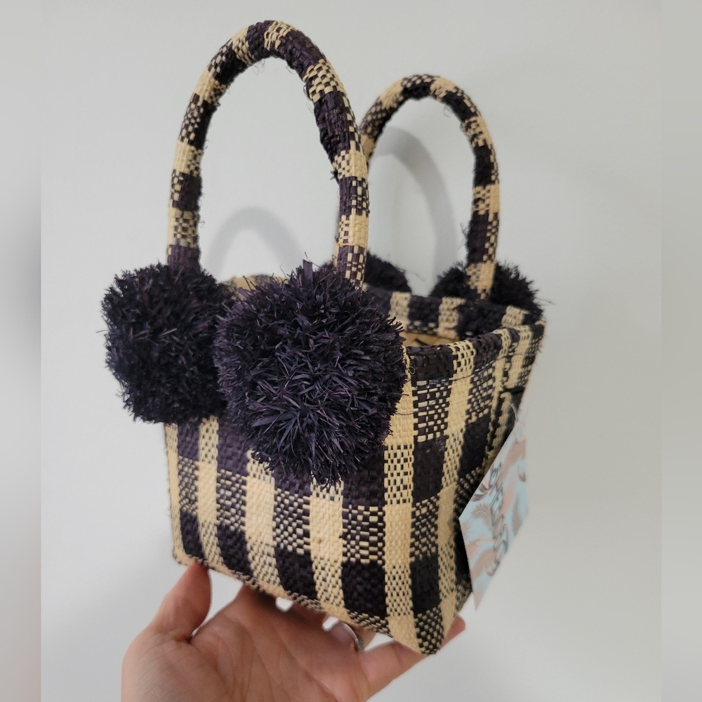 SheBobo Schooner Straw Mini Bag